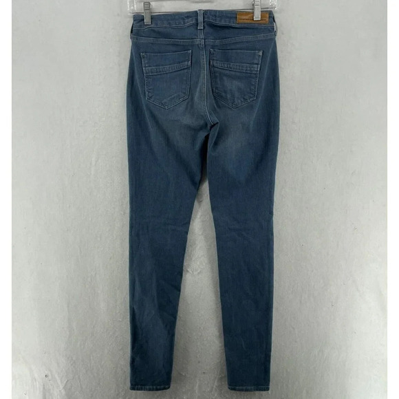 Comptoir Des Cotonniers Jeans Sz 26 Blue Skinny Low-Rise Stretch Denim - Picture 2 of 12